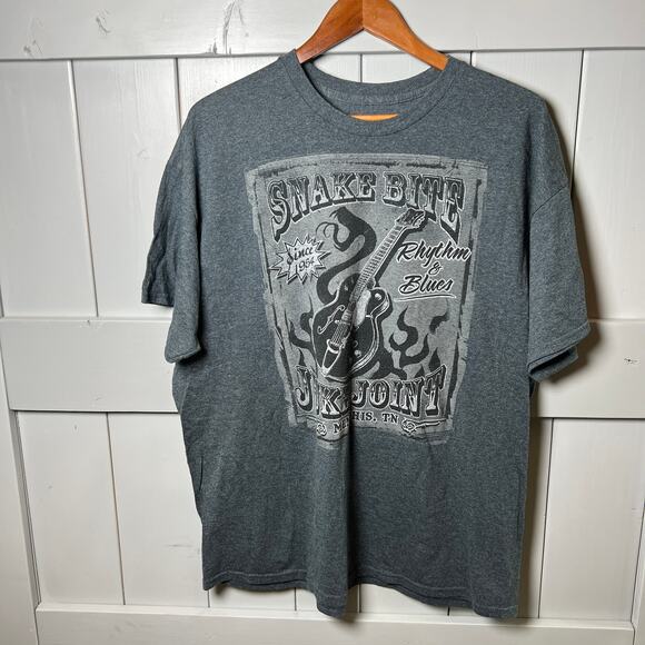 Memphis Tennessee Guitar Graphic Tee Size XL - Picture 2 of 5
